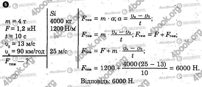 ГДЗ Физика 10 класс страница Вар2 Впр5